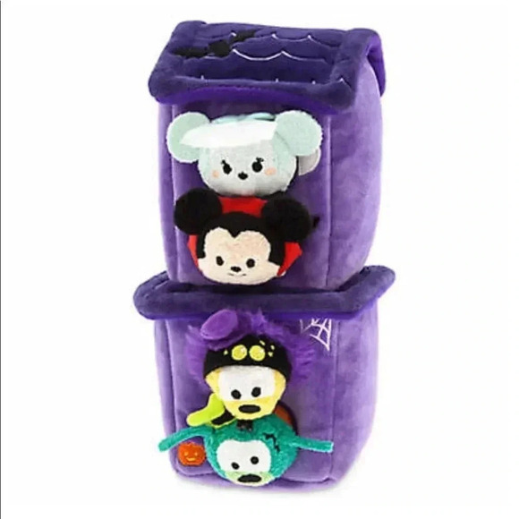 Disney Haunted House with 4 Micro Tsum Tsums - Picture 1 of 11